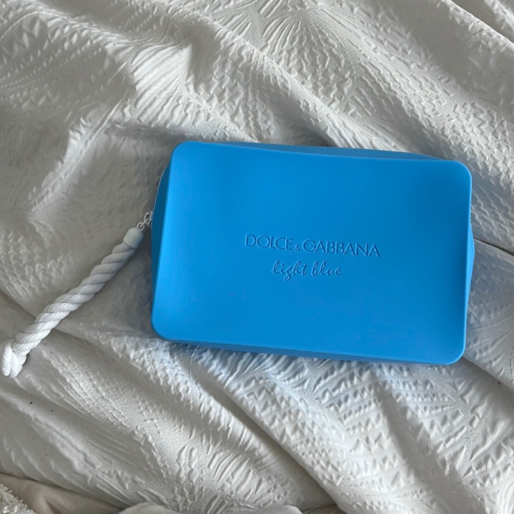 Dolce and gabbana plastic makeup bag